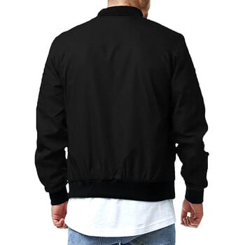 Ανοιξιάτικο φθινόπωρο 2024 Casual Solid Fashion Slim Bomber Jacket Ανδρικό παλτό Νέα άφιξη Μπουφάν μπέιζμπολ Ανδρικό μπουφάν 5XL Top