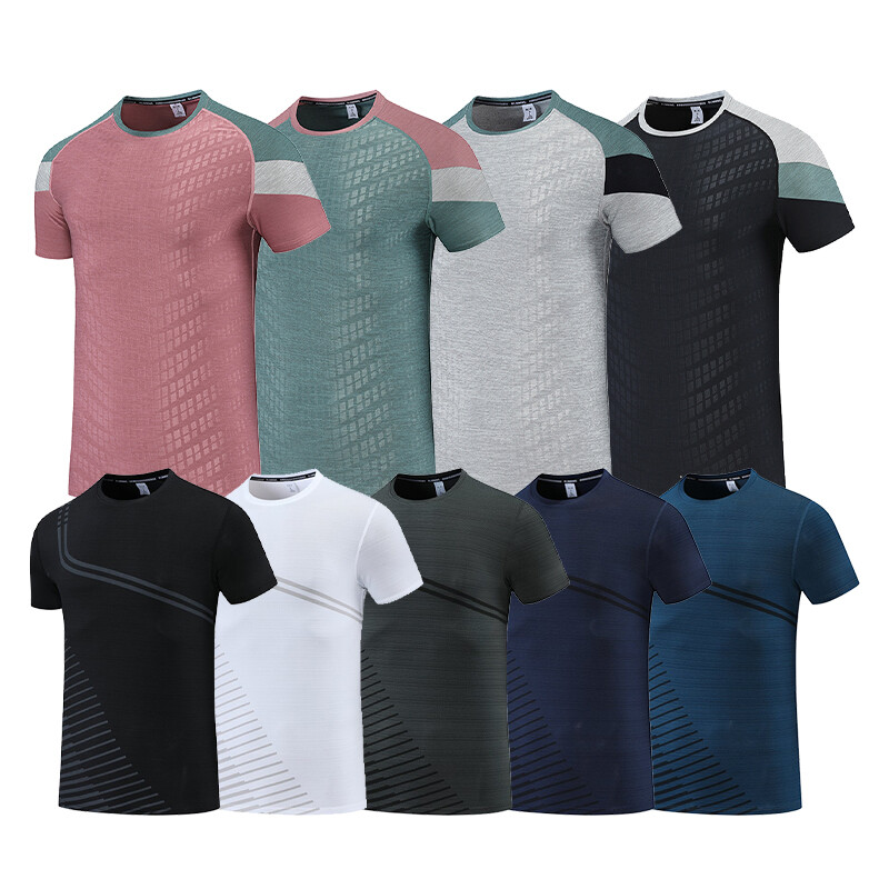 Potkošulja Muška majica kratkih rukava za trčanje Majice za jogu Stvari od likre za teretanu Odjeća za muškarce Muška dukserica Prozračna i suha