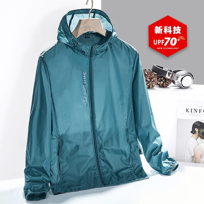 Priedušné rybárske obleky Upf70, beh, cyklistika, turistika, kempovanie, streľba, oblečenie, ochrana proti UV žiareniu, rýchloschnúce tričko