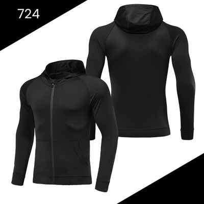 Muške sportske majice s kapuljačom Jakna Teretana Fitness Muscle Trenerke Sportska odjeća Sportski puloveri Trening Trenerke za trčanje 724