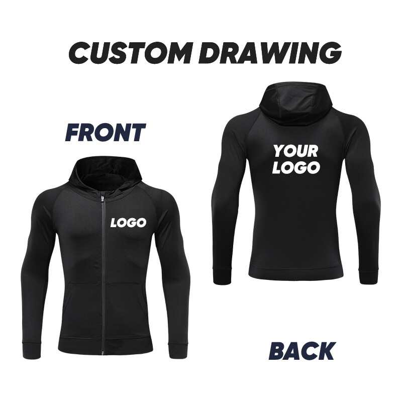 Muške sportske majice s kapuljačom Jakna Teretana Fitness Muscle Trenerke Sportska odjeća Sportski puloveri Trening Trenerke za trčanje 724