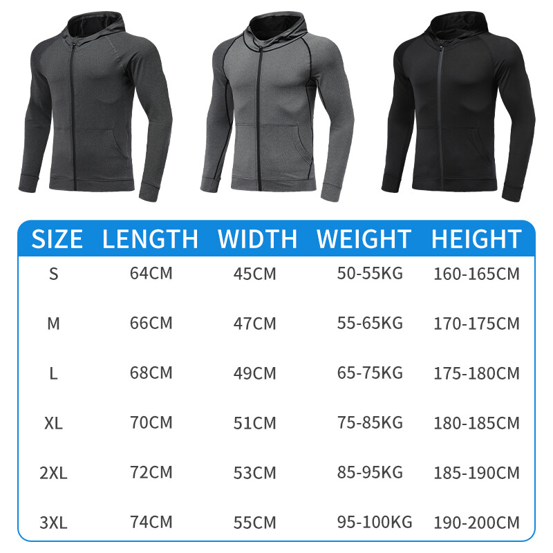 Muške sportske majice s kapuljačom Jakna Teretana Fitness Muscle Trenerke Sportska odjeća Sportski puloveri Trening Trenerke za trčanje 724