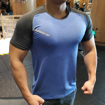Muška sportska majica kratkih rukava Majice za trčanje na otvorenom Sportska odjeća za maraton Košarkaški dresovi Fitness joggeri Rastezljivi kratki rukavi
