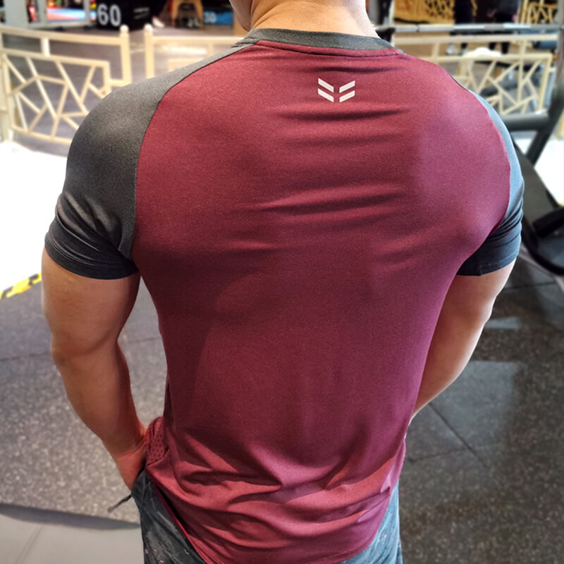 Muška sportska majica kratkih rukava Majice za trčanje na otvorenom Sportska odjeća za maraton Košarkaški dresovi Fitness joggeri Rastezljivi kratki rukavi