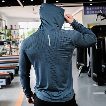 Ανδρική φόρμα γυμναστικής Running Sport Hoodie Gym Joggers με κουκούλα πουκάμισα γυμναστικής για εξωτερικό χώρο Μπλούζες Ρούχα Φούτερ μυϊκής προπόνησης