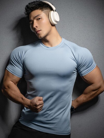 2024. Nova muška majica kratkih rukava Sport slobodno trčanje u teretani vježbanje trening elastična brzosušeća majica kratkih rukava muška majica