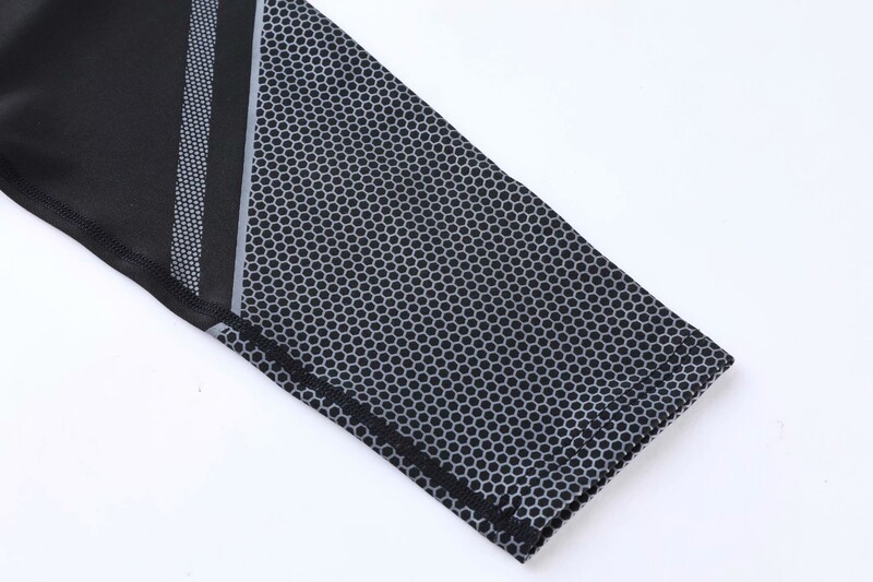 Vīriešu skriešanas kompresijas T-krekls ar garām piedurknēm Sporta T-krekli Sporta zāle Fitnesa džemperis Vīriešu Skriešanas Homme Athletic Ātri nožūstošs krekls