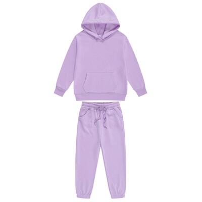 Djeca, dječaci, djevojčice, 2 komada sportske odjeće, jednobojna trenirka, hoodie s kapuljačom i trenirkom, kostim za trčanje, hodanje