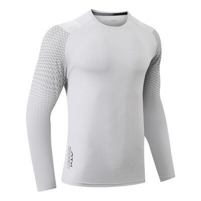 Cvičné outdoorové tričká s potlačou, bežecké, rýchloschnúce, elastické, fitness s dlhým rukávom, kompresné módne tričko na kulturistiku