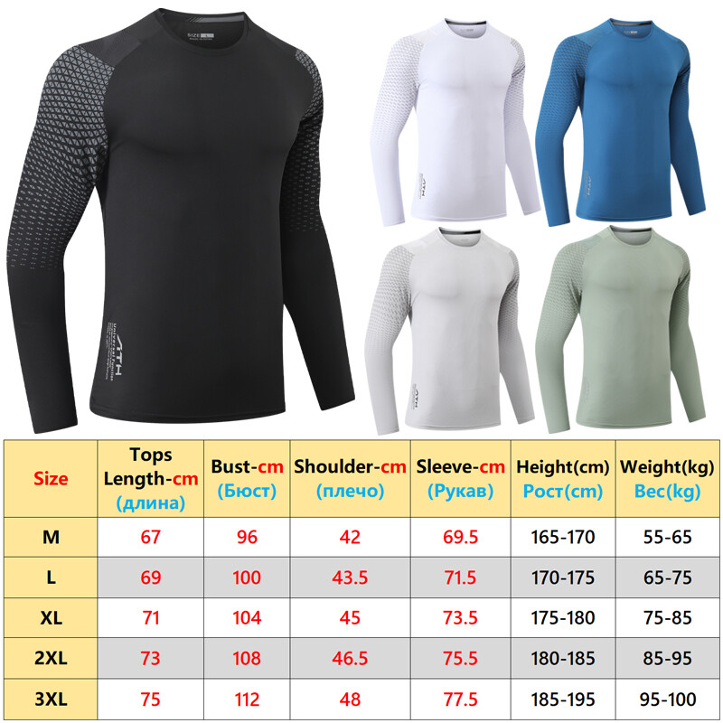 Cvičné outdoorové tričká s potlačou, bežecké, rýchloschnúce, elastické, fitness s dlhým rukávom, kompresné módne tričko na kulturistiku