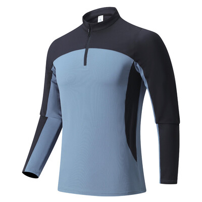 Jachetă sportivă nouă pentru bărbați, cu mâneci lungi, pentru ciclism, în aer liber, cămașă cu glugă pentru gimnastică, pulovere atletice, antrenament, alergare, fitness, haine Topuri