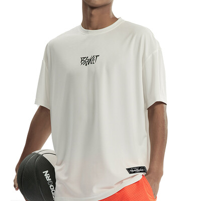 Brzosušeća muška majica od 100% poliestera, okruglog izreza, kratkih rukava, prekomjerna jednobojna sportska majica, prozračna majica