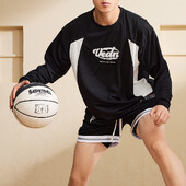 Tanka sportska majica dugih rukava za muškarce, prekomjerna prozračna brzosušiva atletska košarkaška majica