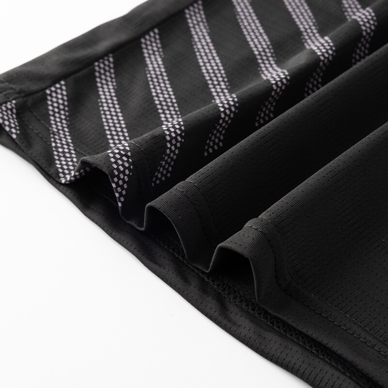 Bėgimo marškinėliai Vyriški Summer Ice Silk Thin Top Reflective Printing Greitai džiūsta trumpomis rankovėmis kvėpuojantys fitneso sportiniai marškinėliai 5XL