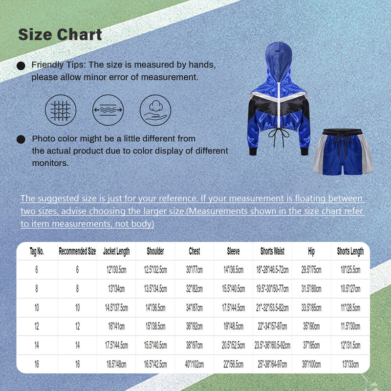 Detská dievčenská saténová bunda s dlhým rukávom a kapucňou, zips, orezaná s kraťasmi, sada na šport, baseball, beh, jogging, fitness a cvičenie