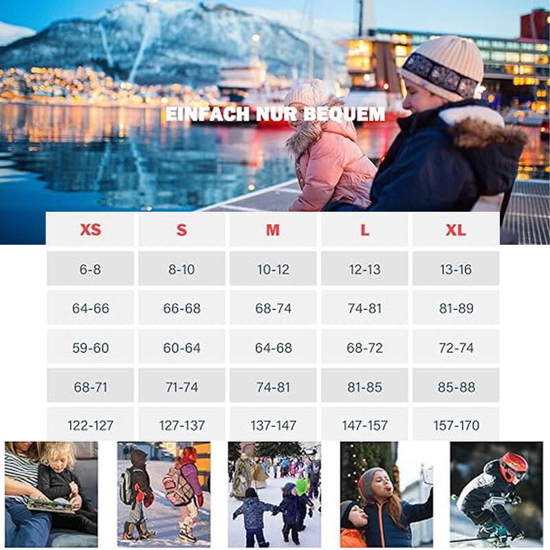 Termoprádlo HOPLYNN pre deti, lyžiarske spodné prádlo, funkčné spodné prádlo s obojstranným flísom