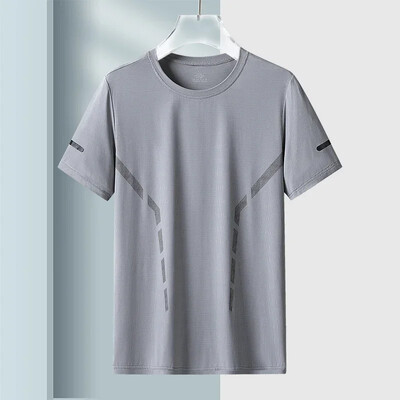Ljetne muške majice za vježbanje koje se brzo suše Majice za trčanje koje upijaju vlagu Sportske teretane Atletske prozračne majice kratkih rukava