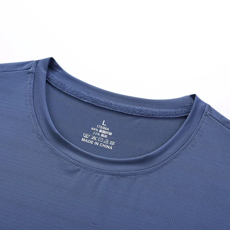 Ljetne muške majice za vježbanje koje se brzo suše Majice za trčanje koje upijaju vlagu Sportske teretane Atletske prozračne majice kratkih rukava