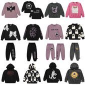 2024 Lmh Dječji džemperi Jesen Zima Djevojčice Dječaci Trenirke i komplet hlača Sportske majice s kapuljačom Odjeća