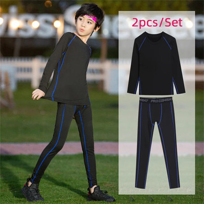 Dječje Trenirke za fitnes Tople hlače za mlade Gornje rublje Uska sportska odjeća za dječake Kompresijska odjeća za trčanje Košarka Sportska odjeća