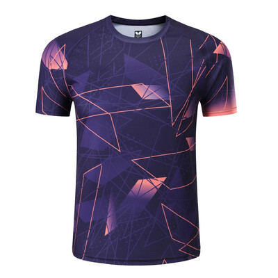 Muške jednostavne udobne majice kratkih rukava Odjeća za badminton Kratkih rukava Majica za badminton s okruglim izrezom Odjeća za treniranje koja se brzo suši Majica s kratkim rukavima