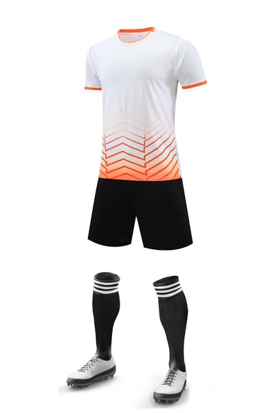 jauns 24 25 zēns meitene Fani Futbola krekls vīriešiem un bērniem mājās spēles futbols krekliņi komplekti ar īsām piedurknēm formas treniņu apģērbs7706