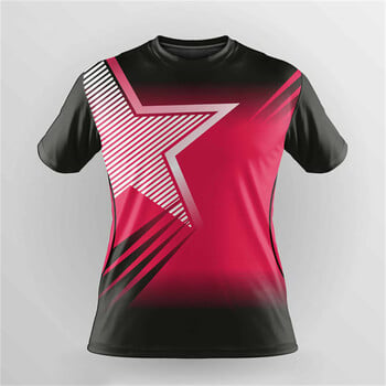 2024 Badminton Sports Ανδρικό T-shirt Fitness Running Αθλητικά Γυναικεία πουκάμισο πινγκ πονγκ Μπλούζες με στρογγυλή λαιμόκοψη