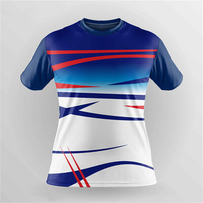 2024. gada badmintona sporta vīriešu T-krekls Fitnesa Skriešanas sporta apģērbs Sieviešu galda tenisa krekls Liela izmēra apaļa kakla ātri žūstoši topi