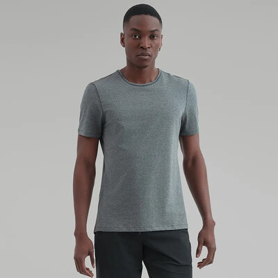 Pánske rýchloschnúce športové tričko Lulu, klasické krátke rukávy, ležérny top, priedušné, pohodlné, atletické, na cvičenie