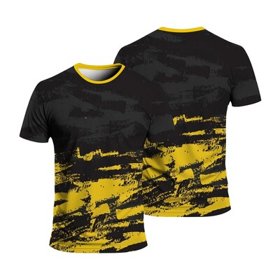 Sporto salės marškinėliai Vasaros mados sportiniai vyriški marškinėliai Laisvi, patogūs kasdieniai sportiniai drabužiai, bėgiojantis vyras, laisvalaikis apvalia kaklą trumpomis rankovėmis