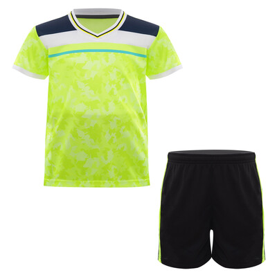 Dječja sportska uniforma za dječake Tinejdžeri Nogomet Košarka Odjeća za trening trčanja Majica kratkih rukava s V izrezom i sportskim kratkim hlačama