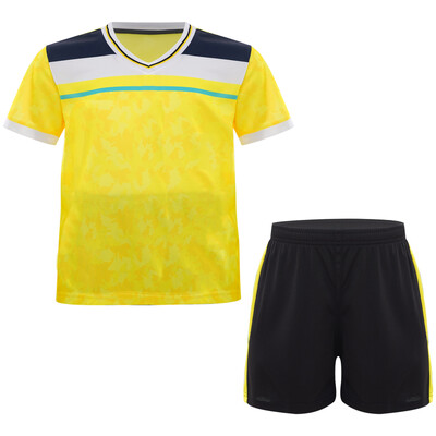 Dječja sportska uniforma za dječake Tinejdžeri Nogomet Košarka Odjeća za trening trčanja Majica kratkih rukava s V izrezom i sportskim kratkim hlačama