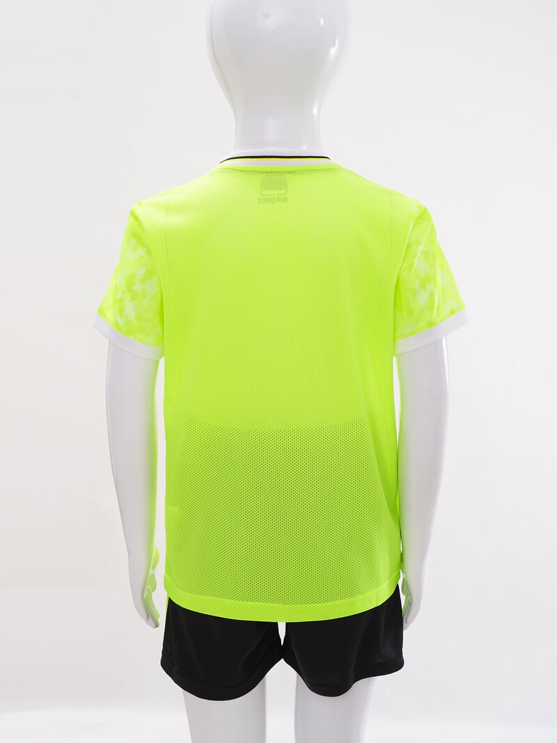 Dječja sportska uniforma za dječake Tinejdžeri Nogomet Košarka Odjeća za trening trčanja Majica kratkih rukava s V izrezom i sportskim kratkim hlačama