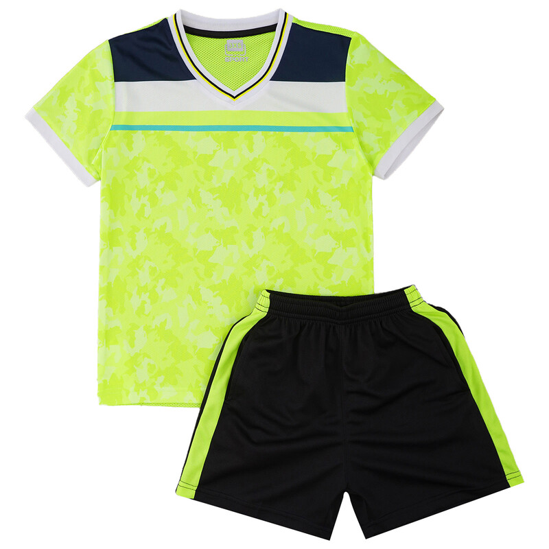 Dječja sportska uniforma za dječake Tinejdžeri Nogomet Košarka Odjeća za trening trčanja Majica kratkih rukava s V izrezom i sportskim kratkim hlačama