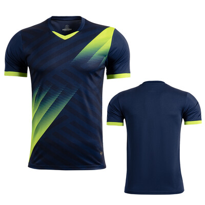 muška crvena sportska majica kratkih rukava s okruglim ovratnikom plava majica za trčanje za odrasle dječji sportski dresovi prilagođeni naziv