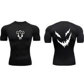 Anime muška kompresijska majica za vježbanje brzo sušenje Rash Guard Gym donji sloj Atletska potkošulja Oprema Sportska majica