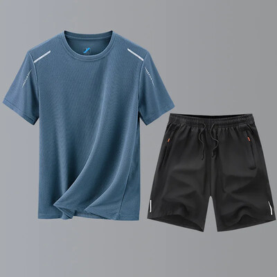 Brzo sušeće sportsko odijelo Ležerna ljetna trenirka kratkih rukava Prozračni elastični prsluk za trčanje za djecu