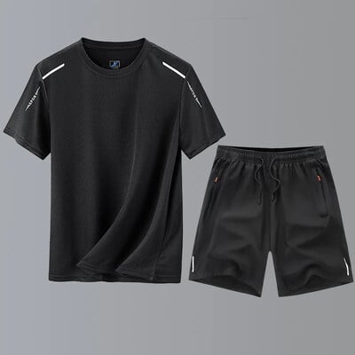 Brzo sušeće sportsko odijelo Ležerna ljetna trenirka kratkih rukava Prozračni elastični prsluk za trčanje za djecu