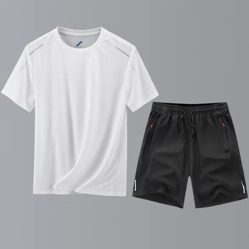 Brzo sušeće sportsko odijelo Ležerna ljetna trenirka kratkih rukava Prozračni elastični prsluk za trčanje za djecu