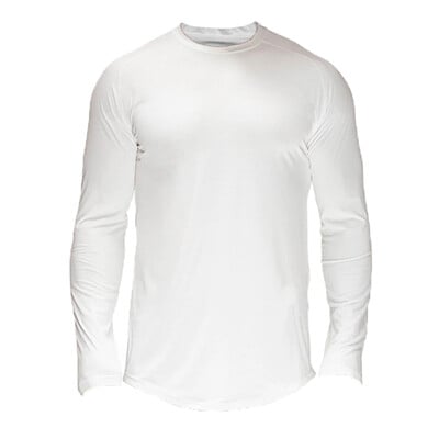 Pánske tričko s dlhým rukávom, obyčajné, rýchloschnúce, s predĺženým rukávom, slim fit, tričká s krátkym rukávom, oblečenie na kulturistiku