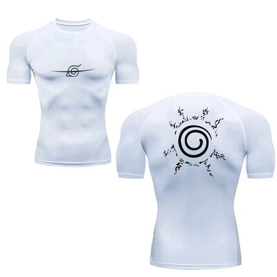 Muške kompresijske majice Anime Sport Quick Dry Gym Tshirts Fitness Atletske potkošulje Elasticity Majice Ljeto Jesen Muške
