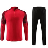 Nová športová súprava pre mužov a deti, chlapcov a dievčat, 2 farby, bunda s polovičným zipsom, tréningové oblečenie, hry, dresy, futbalové súpravy, topy a nohavice.