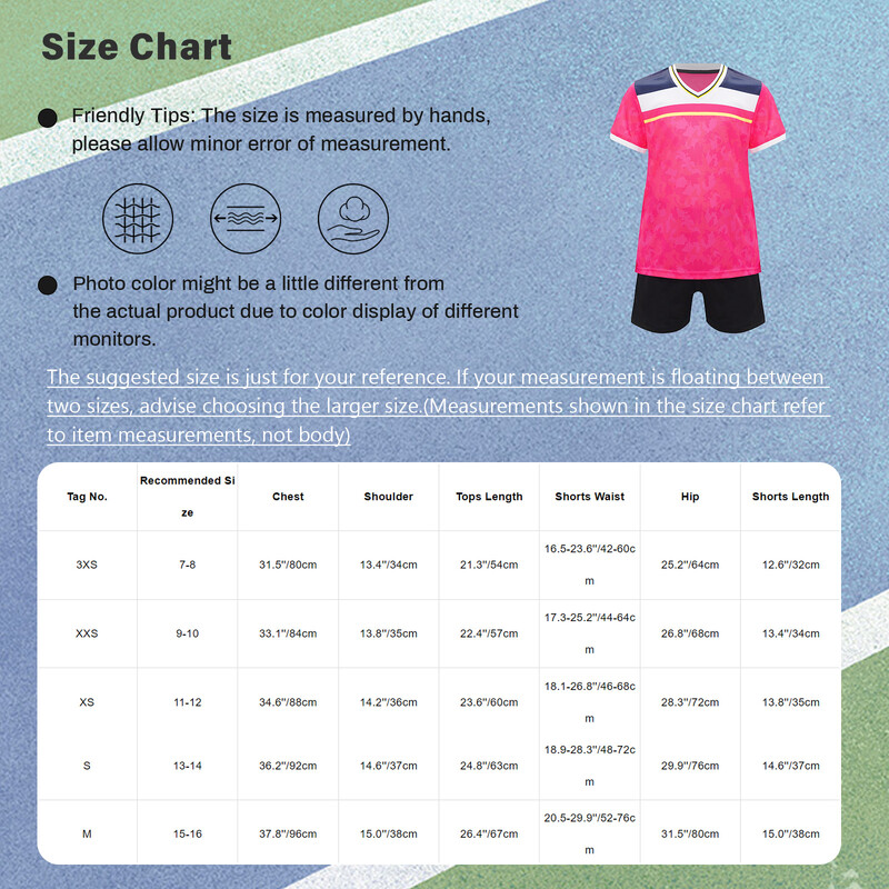 Dječja, dječačka uniforma nogometnog tima, majica kratkih rukava s V-izrezom, kratkih rukava, blok majica s uzicom i elastičnim pojasom