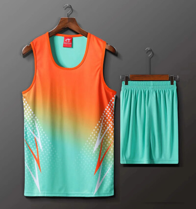 2024 Costum sport nou pentru bărbați și femei Competiție pe echipe de școală Uniforme de echipă de alergare Costum din tricou Costum de atletism