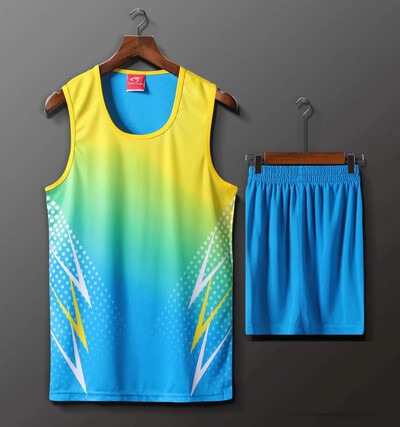 2024 Costum sport nou pentru bărbați și femei Competiție pe echipe de școală Uniforme de echipă de alergare Costum din tricou Costum de atletism