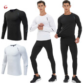 Muška sportska majica kratkih rukava Fitness majica za trčanje Brzosušeća kompresijska majica dugih rukava Sportska majica za vježbanje za muškarce UA508