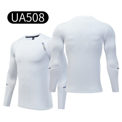 Muška sportska majica kratkih rukava Fitness majica za trčanje Brzosušeća kompresijska majica dugih rukava Sportska majica za vježbanje za muškarce UA508