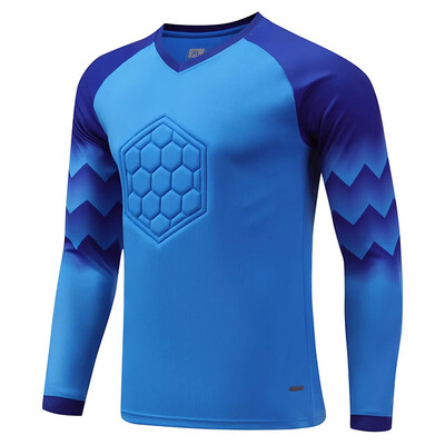 Muški nogometni vratarski dres po mjeri, dječja nogometna vratarska uniforma za nogometni trening na otvorenom, majice dugih rukava za dječake