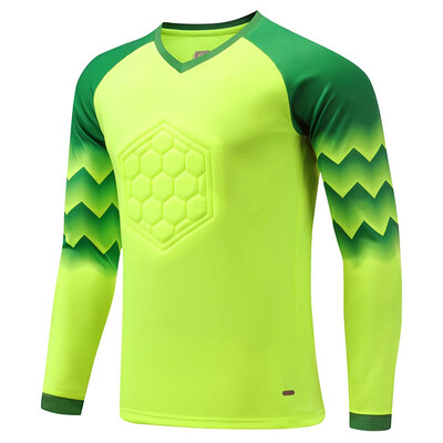 Muški nogometni vratarski dres po mjeri, dječja nogometna vratarska uniforma za nogometni trening na otvorenom, majice dugih rukava za dječake