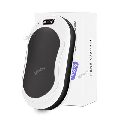 Grijači za ruke, rukavi, grijači za štednjak, punjiva prijenosna baterija od 6000 mAh, dvostrani prikaz temperature grijanja, praktičan za grijanje